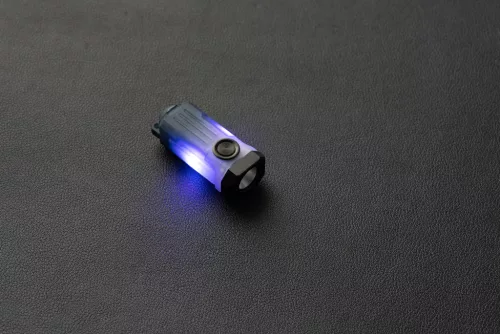 WUBEN E2 Mini EDC Keychain Flashlight – 150 Lumens, USB-C Rechargeable, Magnetic, Red & Blue Signal Light